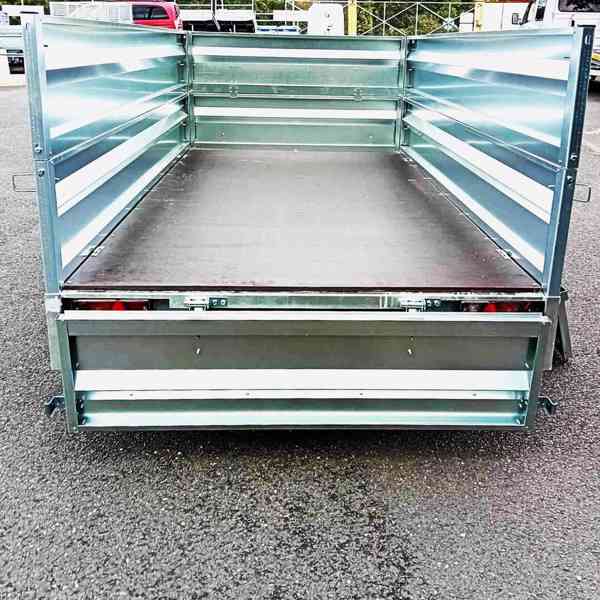 Nový přívěsný vozík 2,65mx1,30 +NÁSTAVBA +KRYCÍ PLACHTA, DPH - foto 12