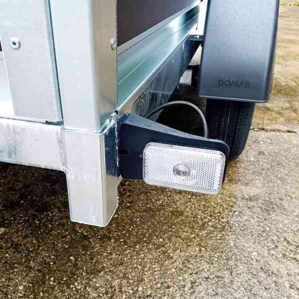 Nový přívěsný vozík 2,65mx1,30 +NÁSTAVBA +KRYCÍ PLACHTA, DPH - foto 22