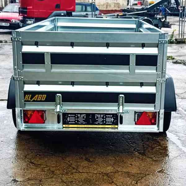 Nový přívěsný vozík 2,65mx1,30 +NÁSTAVBA +KRYCÍ PLACHTA, DPH - foto 11