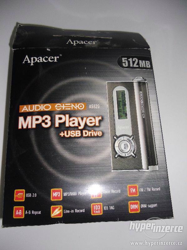 Prodám 512MB MP3 Audio Steno Apacer - foto 1