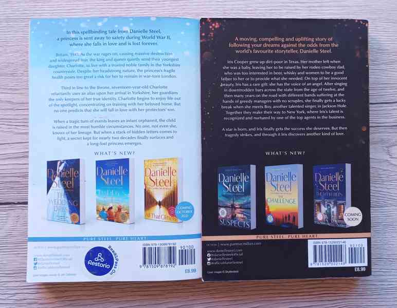 Danielle Steel, 2 x paperback, anglicky  - foto 2
