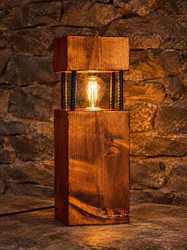 Dekorativní kovářská lampa - foto 2