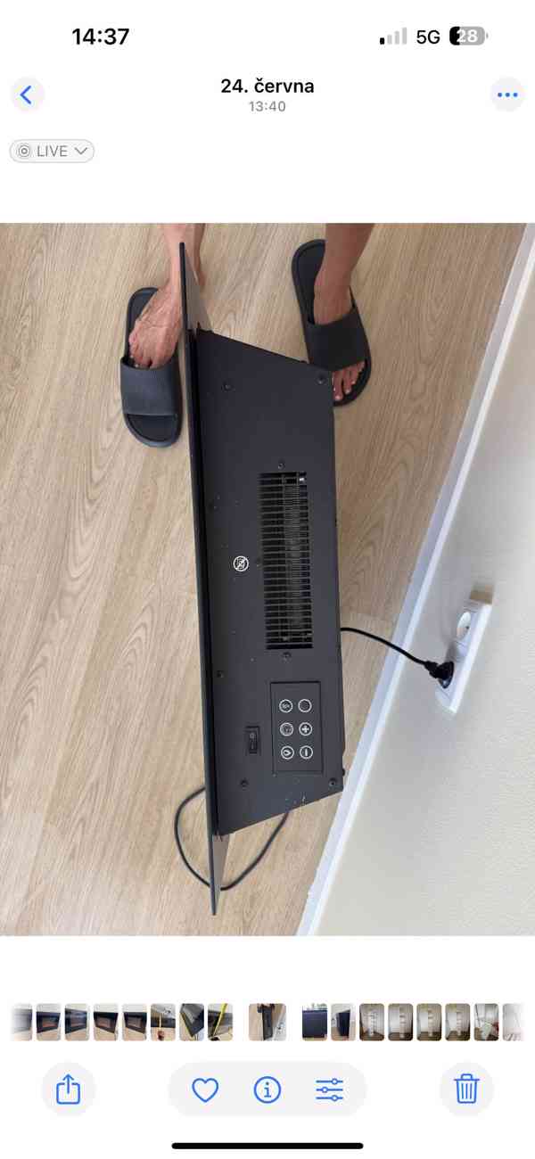 Elektrický krb + topení  - foto 8