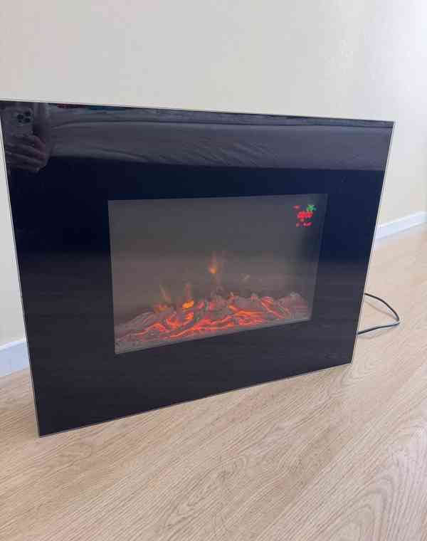 Elektrický krb + topení  - foto 3