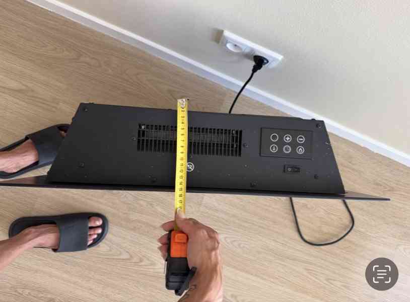 Elektrický krb + topení  - foto 7