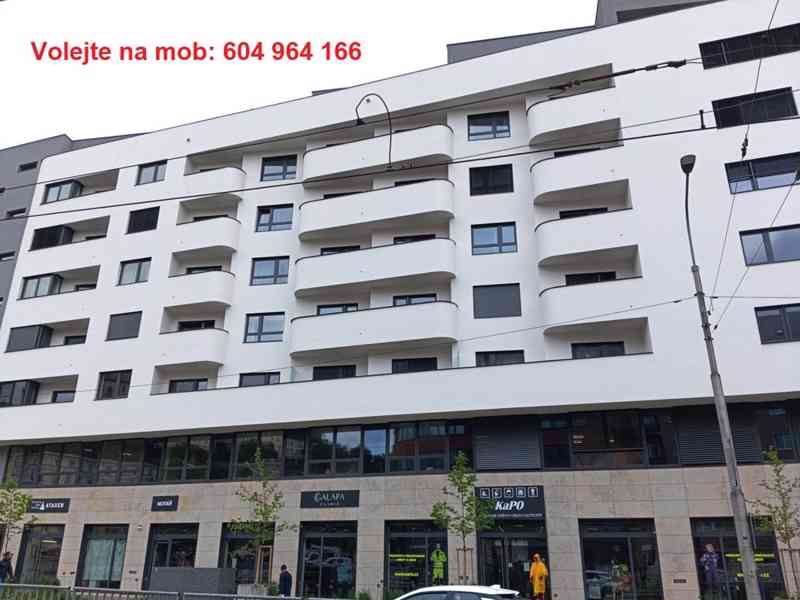 Pronájem bytu 2+kk, 81m2 Brno, Nové sady, parkovací místo