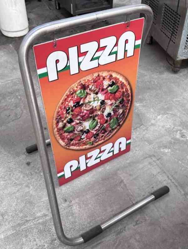 Reklamní stojan ačko PIZZA (15941.) - foto 2