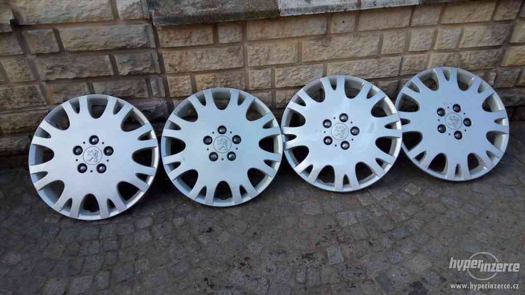 16"-POKLICE (KRYTY KOL) ORIGINÁL PEUGEOT 4-KUSY - foto 3