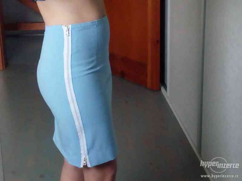 originální zipová sukně - foto 2