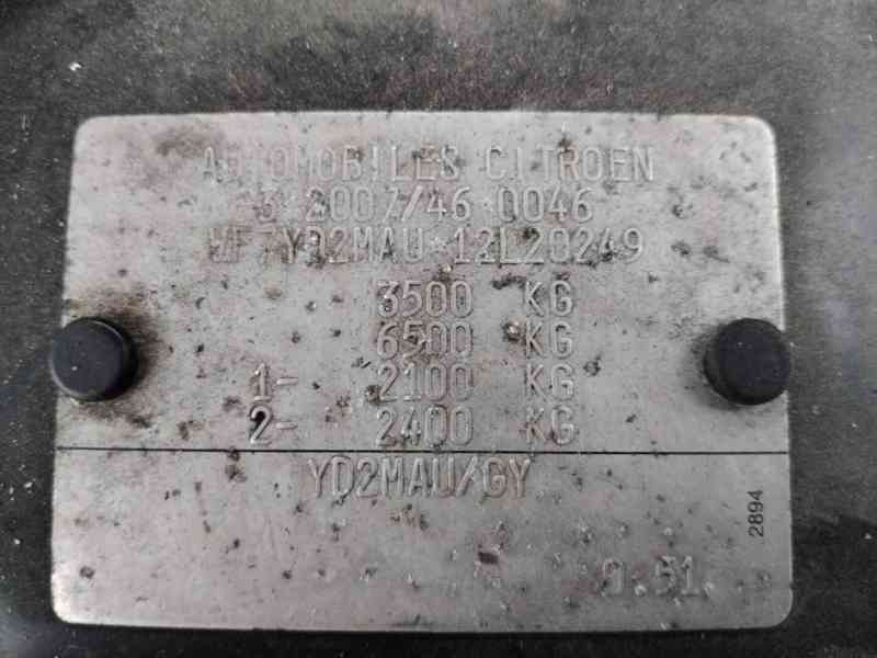 Citroen Jumper, Odtahovka, nosnost 1.400 kg  - foto 14