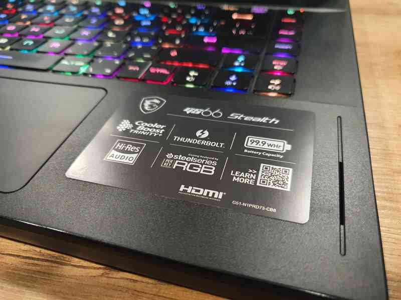 ⭐Prémiový herní notebook MSI GS66 Stealth⭐ - foto 7
