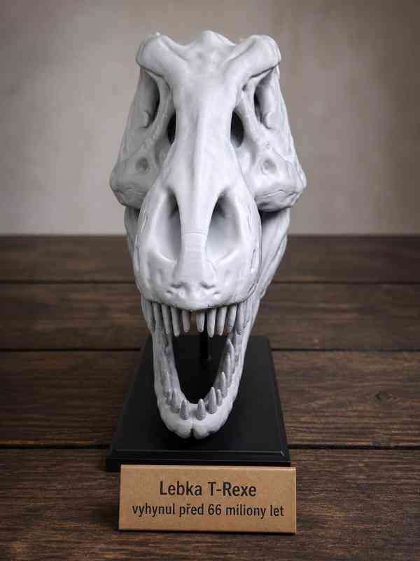 🦖 Lebka T-Rexe, která okamžitě upoutá pozornost - foto 2