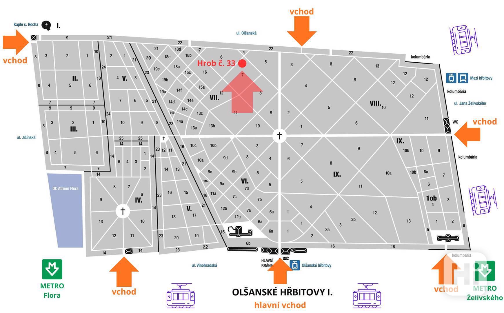 Hrob Olšanské Hřbitovy 10 let nájem+služby - nová stavba - bazar ...