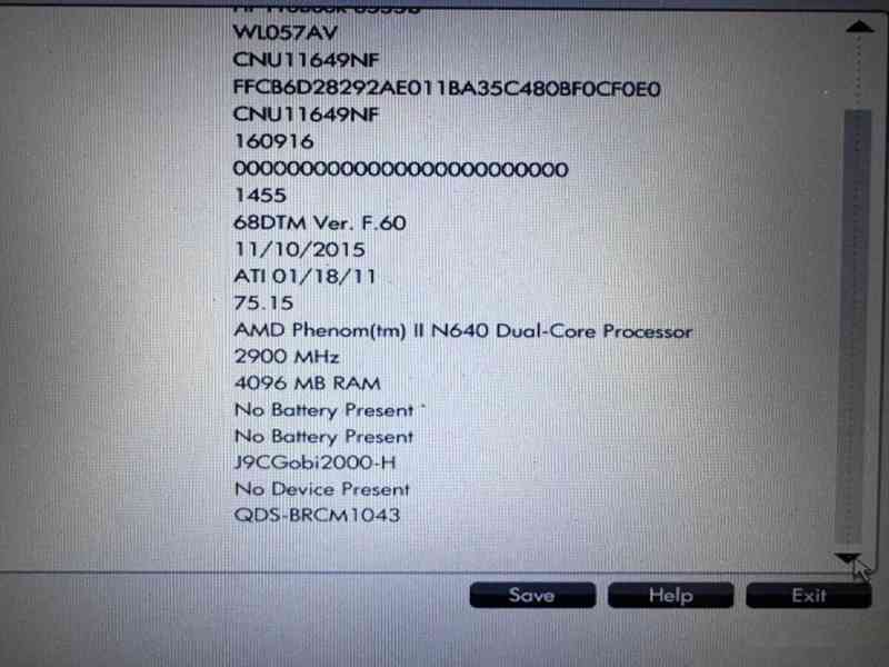 Predám pokazený notebook na náhradné diely zn.HP 6555b. - foto 5