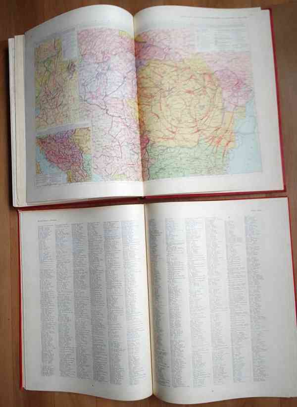 VOJENSKÝ ATLAS  válečných operací+geografický 1965 - foto 2