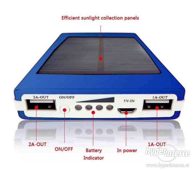 Nový model 10 000 mAh solární nabíječka baterie - foto 1