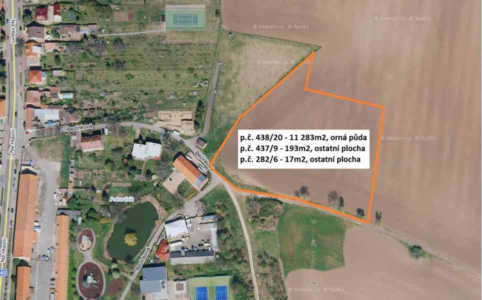 Prodej: Stavební pozemek 11 493m2, Praha-Březiněves  - foto 2