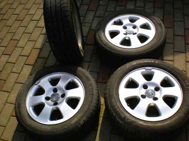 Alu kola s disky - originál Ford 4x108   - foto 2