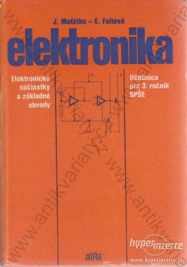 Elektronika Jan Maťátko 1983 ALFA, Bratislava - foto 1