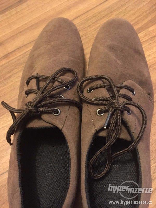 Pánské semišové boty - nenošené (vel. 42) - foto 6