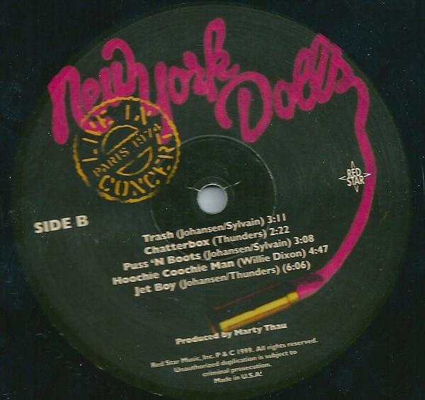 New York Dolls – Live In Concert (Paris 1974)   (LP) - foto 4