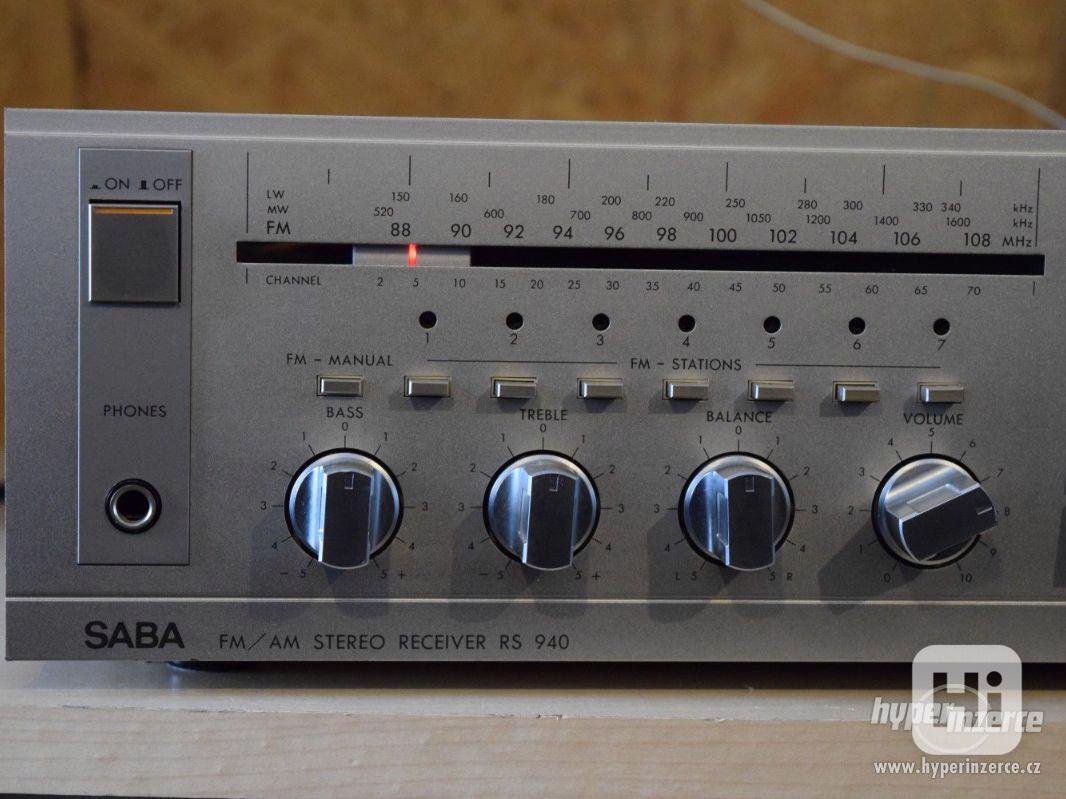 SABA RS-940 LEVNÝ STEREO RECEVER !! - Bazar - Hyperinzerce.cz