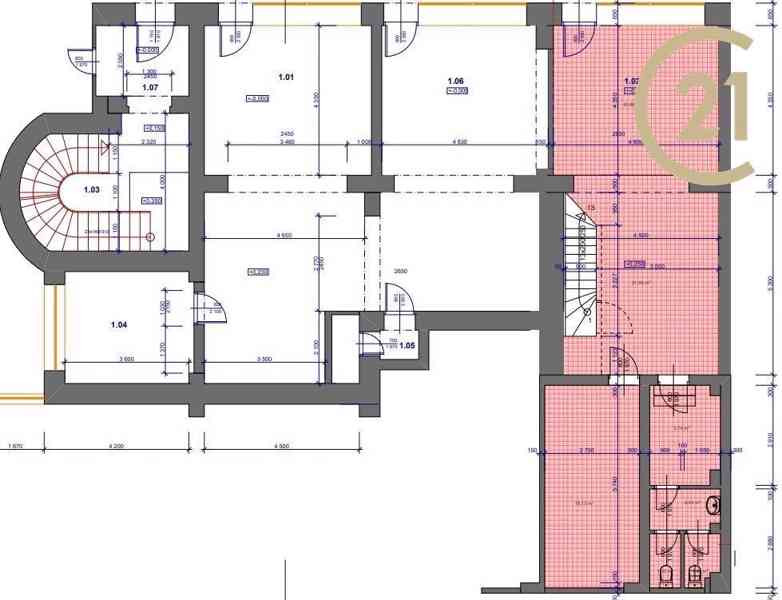 Pronájem obchodního prostoru,  120m2 - Hodonín - foto 6