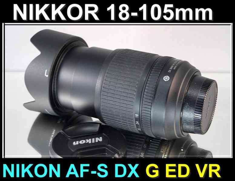 NIKON AF-S DX NIKKOR 18-105mm 1:3.5-5.6 G ED VR - foto 1