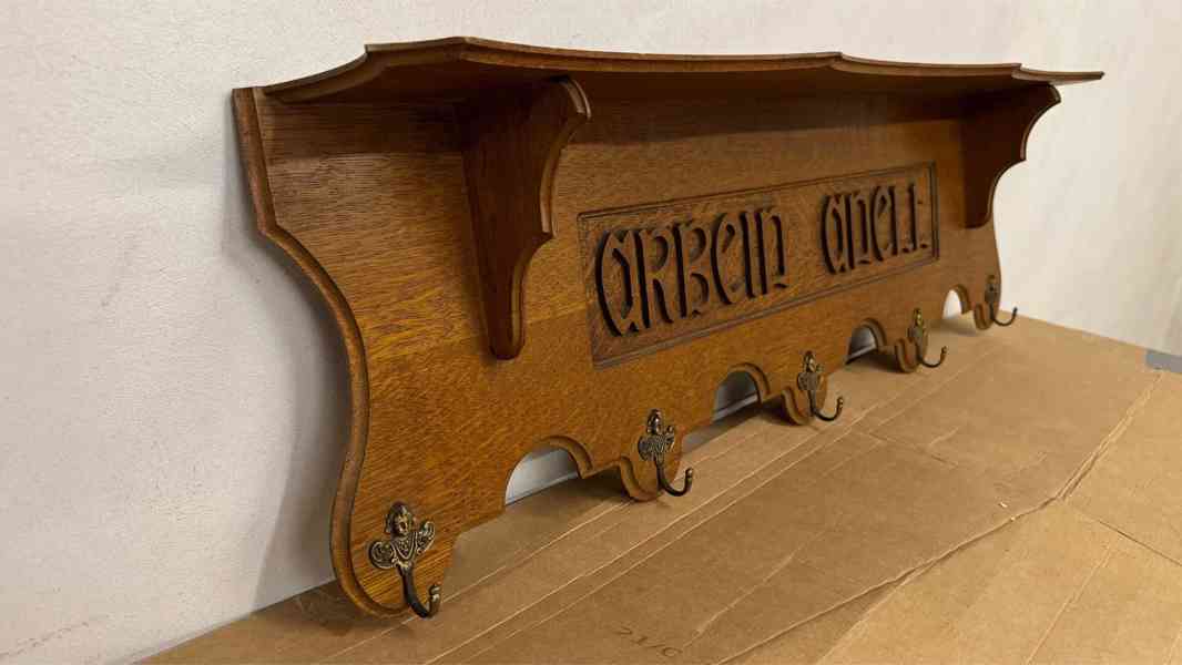 Starožitný rustikální věšák - foto 5