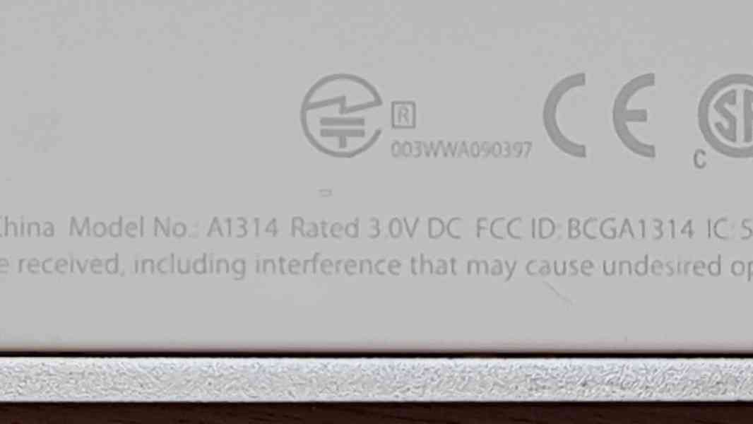 Apple Wireless Keyboard A1314, CZ - foto 4