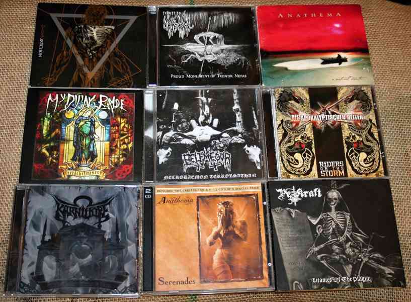 30x CD ... BLACK / DEATH METAL - prodej sbírky!!! - foto 2