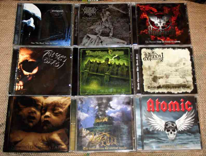 30x CD ... BLACK / DEATH METAL - prodej sbírky!!! - foto 4