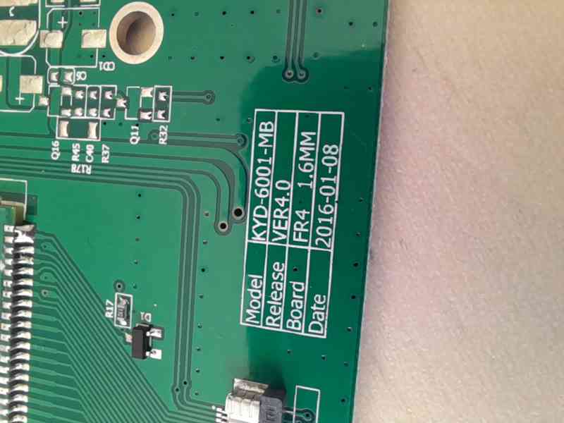Základní deska pro autorádia KYD-6001-MB - nová - foto 3