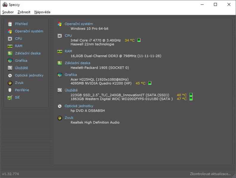 HP Z230 - i7-4770, 16GB, SSD 240, HDD 2TB, Nvidia Quadro 4GB - foto 4