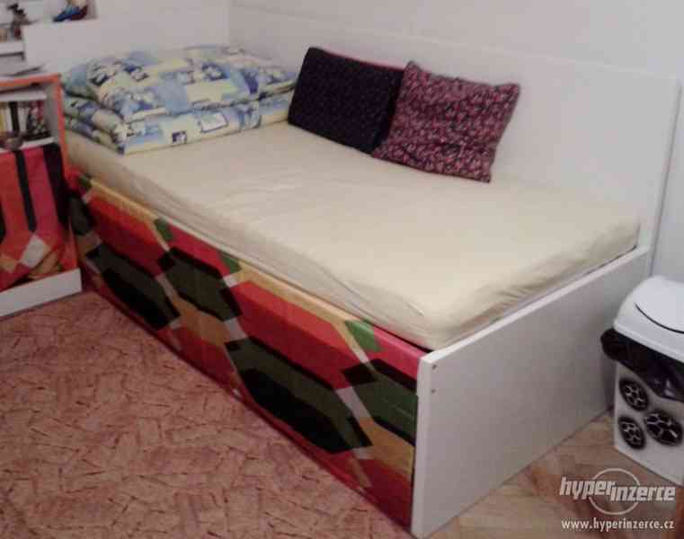 postel s lamelovým roštem 90x200, S DOVOZEM - foto 3