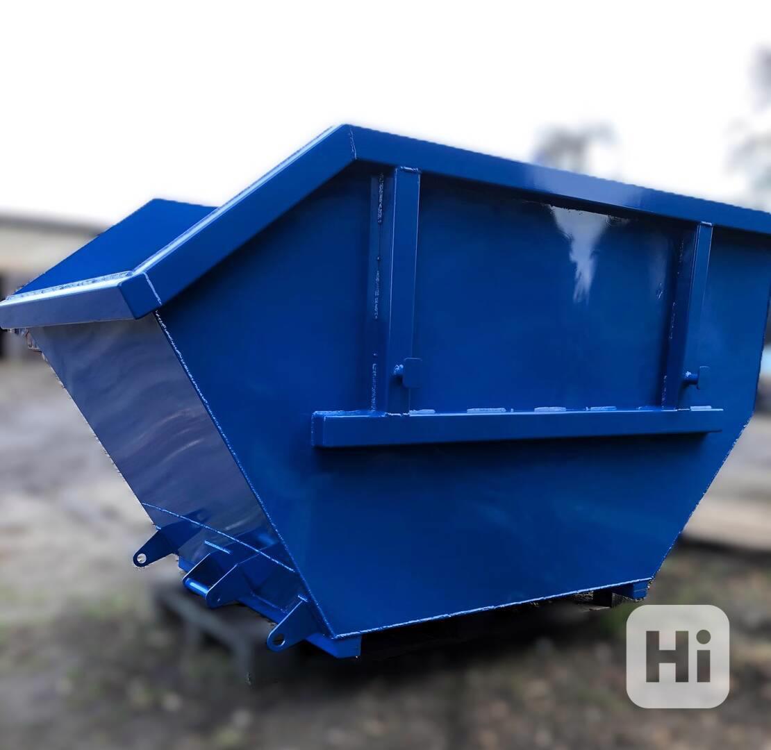 Kontejner, mulda 3 m3, rámový vozík, hákový vozík, vana na o - foto 1