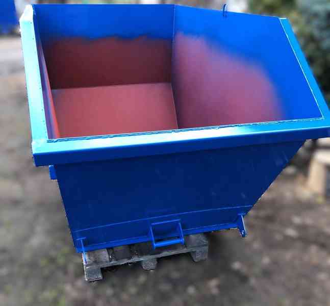 Kontejner, mulda 3 m3, rámový vozík, hákový vozík, vana na o - foto 4