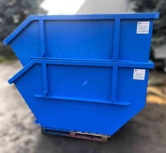 Kontejner, mulda 3 m3, rámový vozík, hákový vozík, vana na o - foto 5