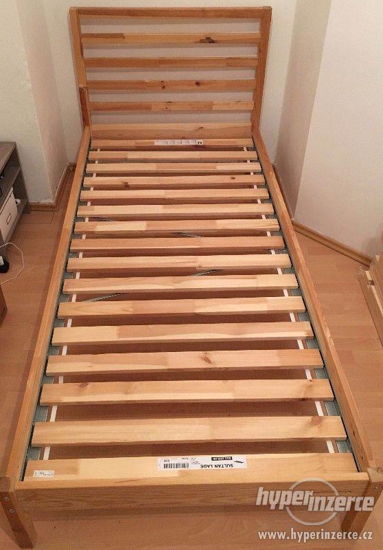 Postel 90x200 s roštem - foto 1