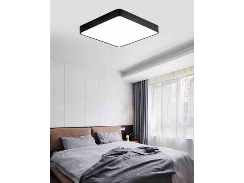 LEDsviti Černý designový LED panel 400x400mm 24W denní bílá  - foto 1