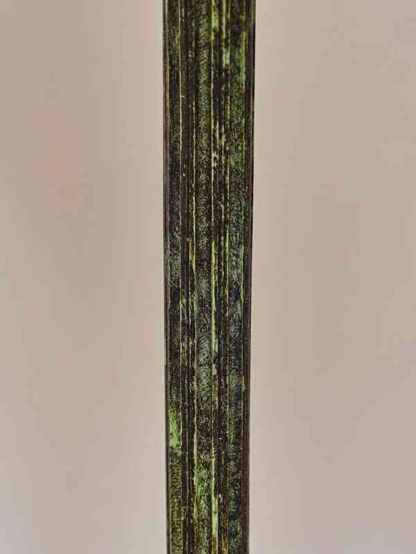 Neoempírová bronzová stojací lampa z konce 19. století  - foto 4