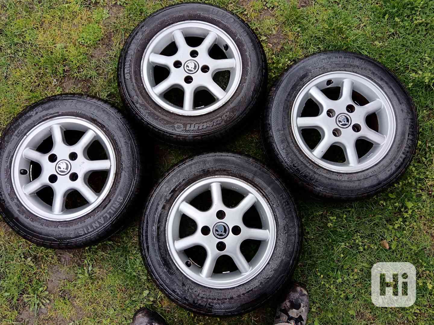 ALU 13 kola Škoda VW Opel Nissan Renault + pneu PĚKNÉ - foto 1