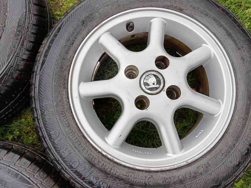 ALU 13 kola Škoda VW Opel Nissan Renault + pneu PĚKNÉ - foto 5