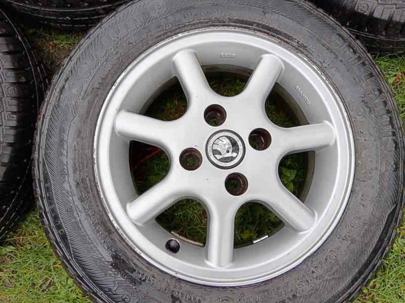 ALU 13 kola Škoda VW Opel Nissan Renault + pneu PĚKNÉ - foto 3