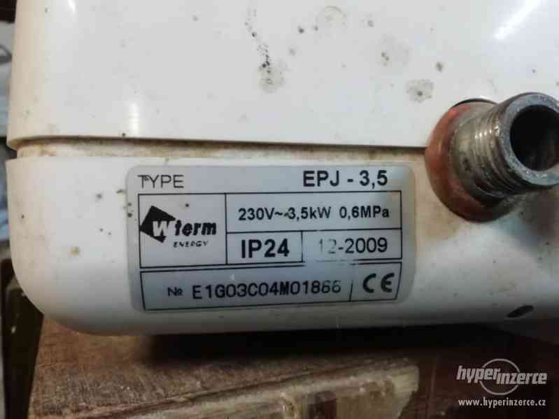 Průtokový ohřívač Wterm EPJ 3,5 H - foto 1