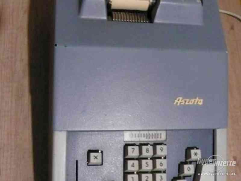 Počítačka, kalkulátor ASCOTA, rychlosaldovací stroj s tiskem - foto 1