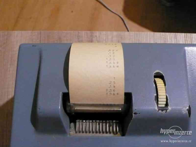 Počítačka, kalkulátor ASCOTA, rychlosaldovací stroj s tiskem - foto 2