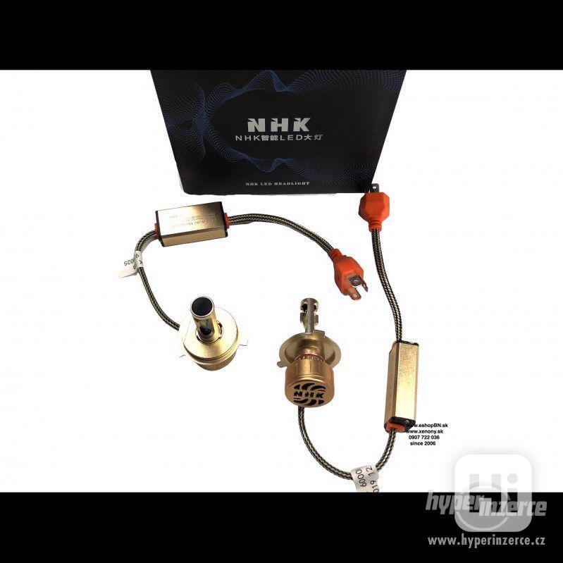 H4 Bi-LED žiarovky NHK® 40W 12-24V do hlavných svetiel   - foto 1