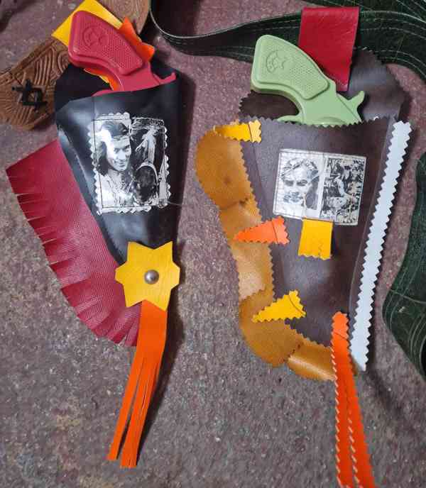 Vinnetou, Shatterhand - tomahavky a pouzdra,kolty - foto 7