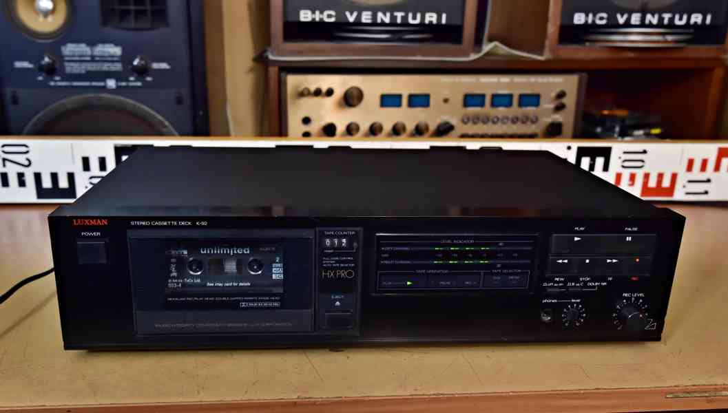 LUXMAN K-92 cassette deck - kazetový magnetofon - foto 1